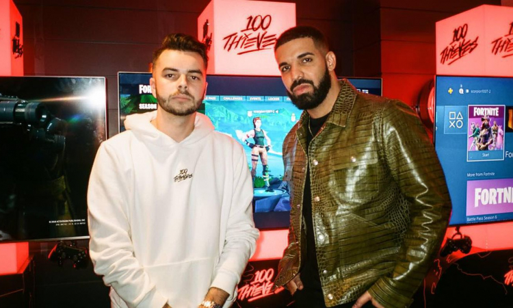 Drake поздравил 100 Thieves Call of Duty