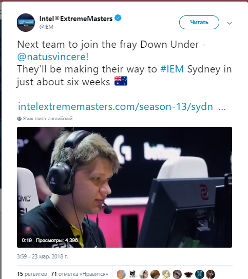 natus vincrere, IEM Sydney, s1mple